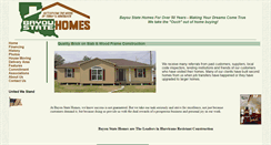 Desktop Screenshot of bayoustatehomes.com